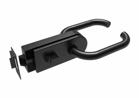 Schloss für Glastür AISI304 + PZ schloss BLACK