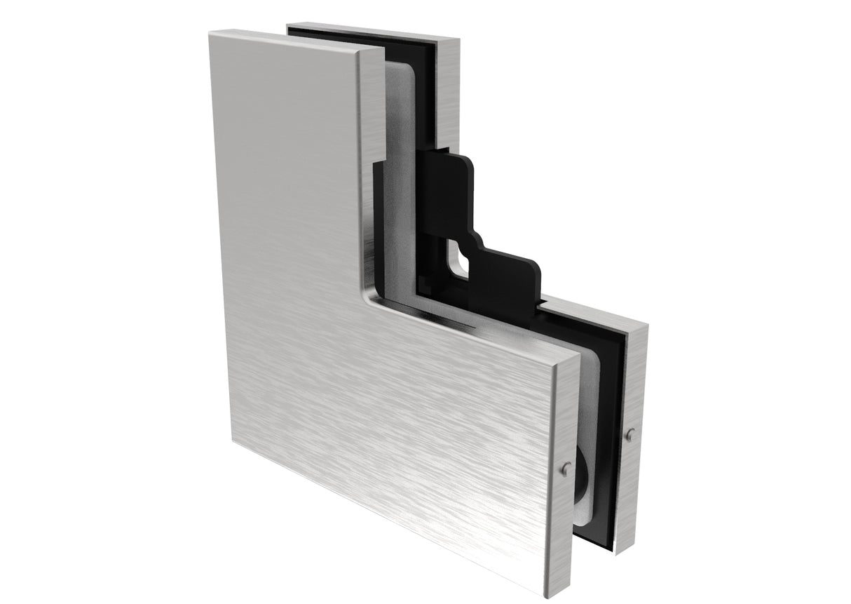 Side/overpanel patch connector AISI 304