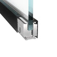 Klemme al profil-3m mit Abdeckleiste BLACK H40