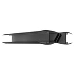 Dichtungsleiste für Glastür PVC,180° black