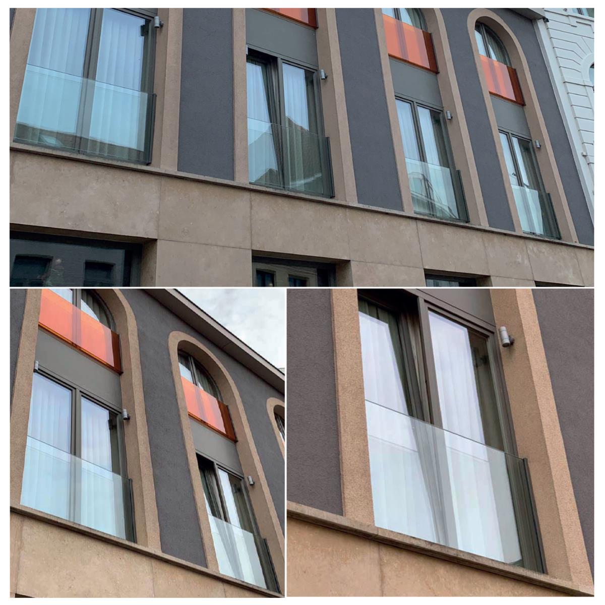 Fenstertür Aluminium Rahmen ohne Glass