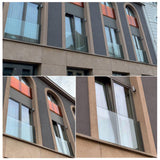 Fenstertür Aluminium Rahmen ohne Glass