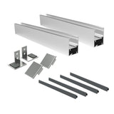 Fenstertür Aluminium Rahmen ohne Glass