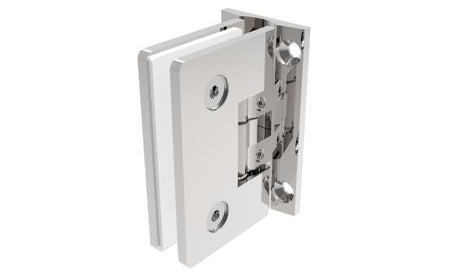 Glastürscharnier  +/- 90° - Montage Glas/Wand flex