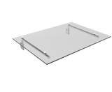 Vordachsystem ohne Glas AISI304