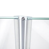 Dichtungsleiste für Glastür PVC,180°