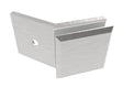 Glass clamp, Zamak, 135°, T 8-10 mm