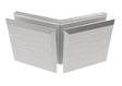 Glass clamp, Zamak, 135°, T 8-10 mm