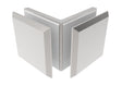 Glashalter, Zamak, 90°, T 8-10 mm