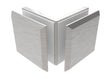 Glass clamp, Zamak, 90°, T 8-10 mm