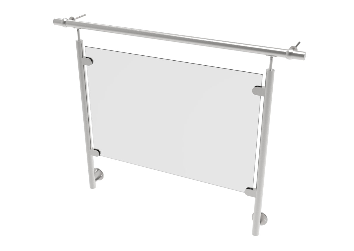 Franzözisches Fenster AISI304, 110x75/8,76