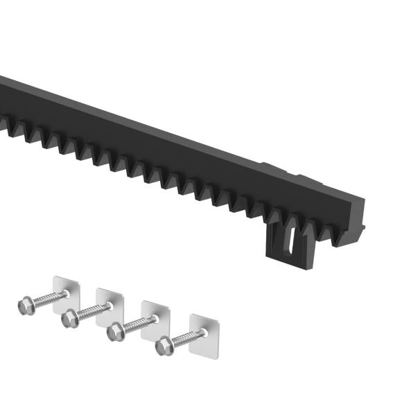 Nylon-Zahnstange mit Stahlkörper PVC+Fe,light,27x2