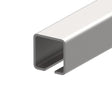 Eisenlaufschiene Zn, 60x60x4mm, L7m