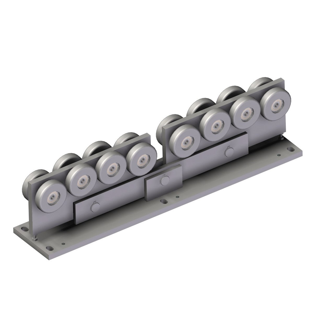 16-rädriger Laufwagen für selbsttragenden Tor Zn,