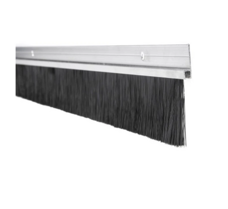 Aluminium-Dichtungsleiste mit Bürste für Türen und Tore