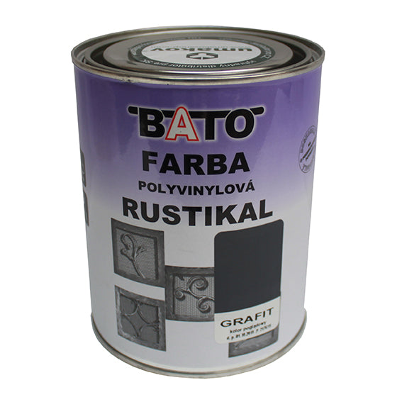Polyvinylfarbe, Graphit RUSTICAL 1,0kg (0,8L)