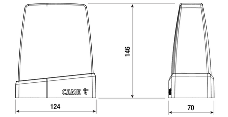RGB-LED-Warnleuchte mit integrierter Antenne, CXN-Bus, einstellbare Farbe
