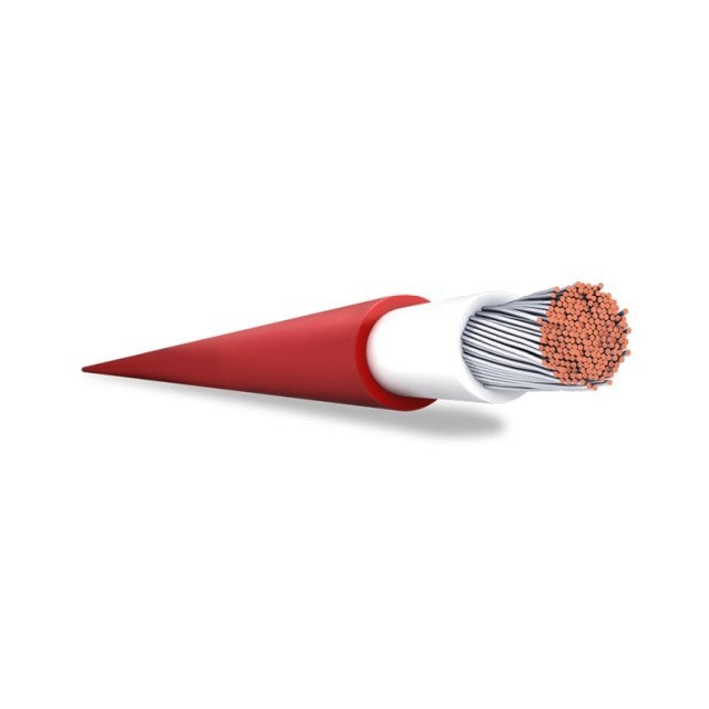 Flexibles Solarkabel 1x6mm/100m halogenfrei rot