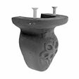Waschbecken – gusseisern, dekorativ 120x85x80mm, c