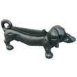 Schuhschaber, Hund, Gusseisen, schwarz