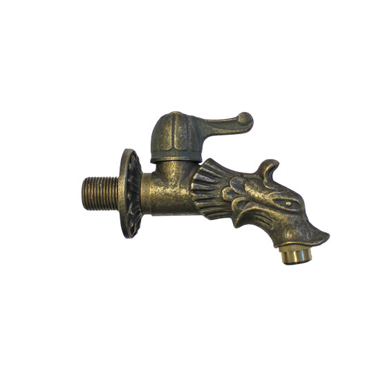 Wasserhahn – Dekoration, Brass, Brass, 1/2" Faden