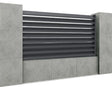 Aluminium Zaunanlage mit Lamelle 20x105, 1,5x2m
