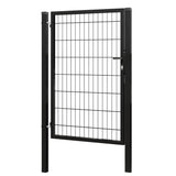 Tor 1flgl. 2D BOX ZnPVC 1000x1500mm RAL 9005 schwarz matt