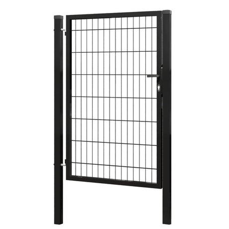 Gate 1pc. 2D BOX ZnPVC 1000x1500mm RAL 9005 black matte