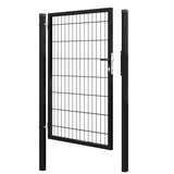 Tor 1flgl. 2D BOX ZnPVC 1000x1500mm RAL 9005 schwarz matt