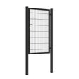 Tor 1flgl. 2D BOX ZnPVC 1000x1500mm RAL 9005 schwarz matt