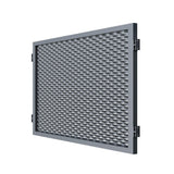 Aluminium-Zaunfeld 2000x1200mm Streckmetall anthrazit.