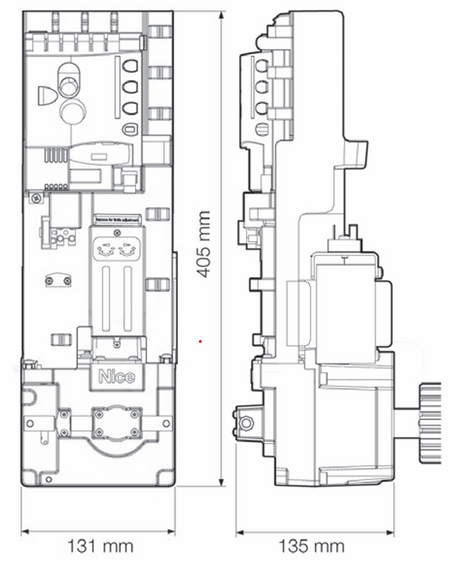 Nichtumkehrbarer elektromechanischer Antrieb