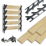 Movable plastic system - blinds - pair (left + right)