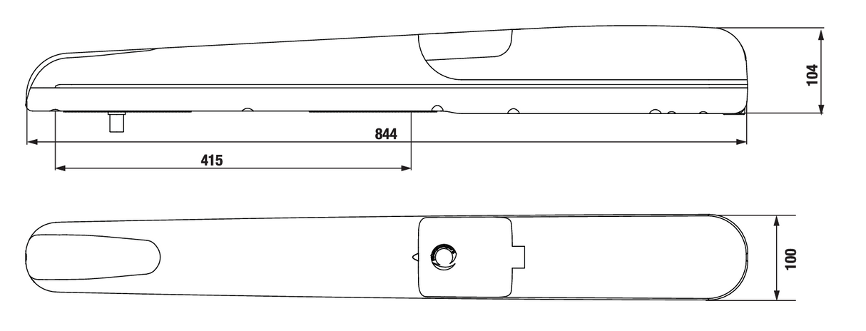 Auto. KEY-Motor für Flügel bis 3 m