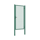 Bránka 1kr. ROUND ZnPVC 1000x2000mm, D75mm, zelena