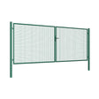 Brána 2kr. ROUND ZnPVC 4000x1500mm, D75mm, zelená