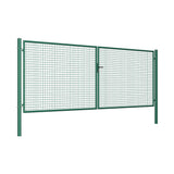 Brána 2kr. ROUND ZnPVC 4000x1500mm, D75mm, zelená