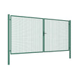 Brána 2kr. ROUND ZnPVC 4000x1800mm, D75mm, zelená