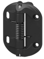 Hinge for gates, with fixed spring