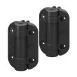 Hinge for heavy gates, with adjustable spring