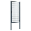 Bránka 1kr. SQUARE ZnPVC 1000x2000mm, antracit