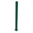 Pfosten 60x40mm mit Fuß ZnPVC 2000mm grün