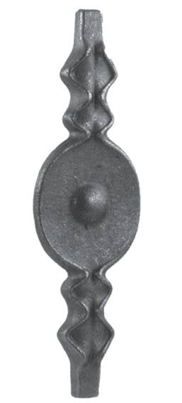 Zierelement 12x12, h200x60mm