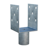 Aufsatz für Erdschraube Zn "U" 100x90x120x60mm