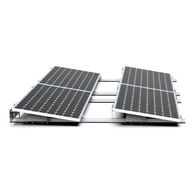 Set für Flachdach 2x2 Süden - ULT S 10°