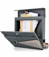 Briefkasten, Zn + Edelstahl, 370x370x100mm