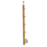 Stab BUCHE (BEECH) D50mm, 4xd12mm, H900, BK-gerade