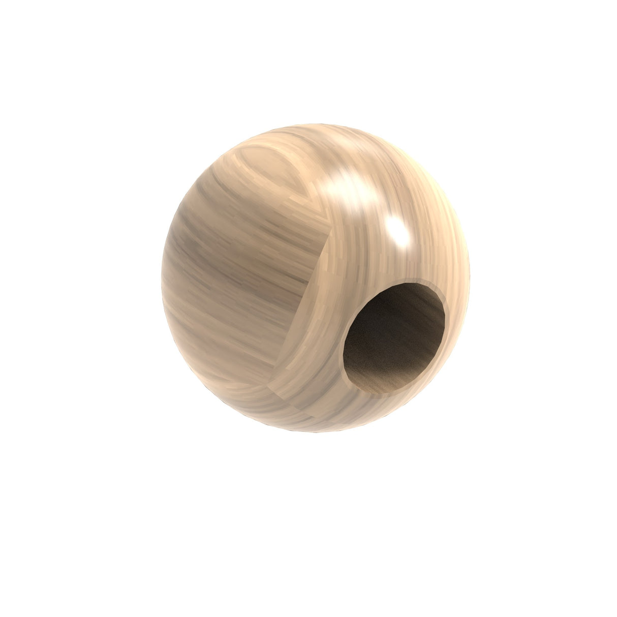 Filler plug - unfinished. BEECH