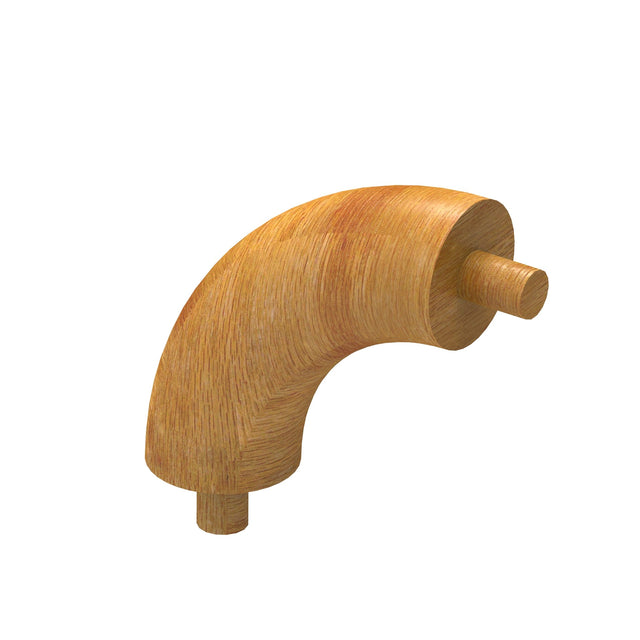 Connector (elbow, transition) for handrail, BEECH
