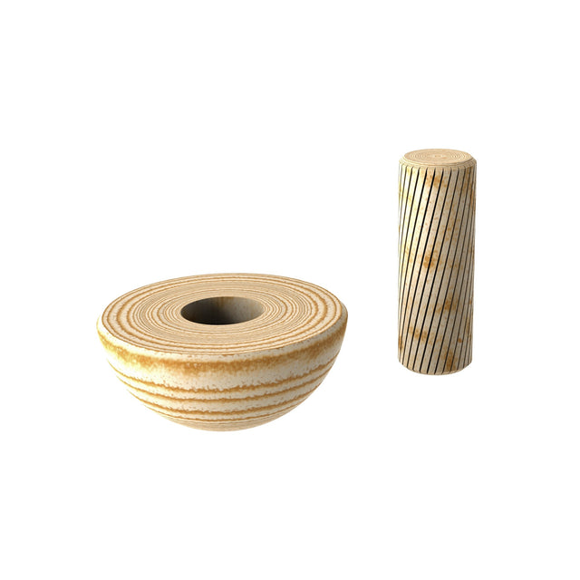 Endkappe für Handlauf - Buche